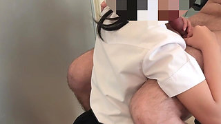 A Cute Thai Student in Uniform Get Fucked by a Big White Dick After College