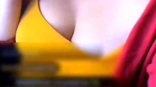 two sisters being sensual on the bus for the camera 84412590