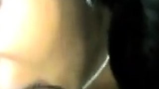 Black Homemade Cheating Slut Sucks Dick in Bathroom