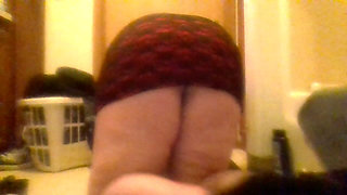 Sexy Hot Tight Pussy Big Tata Red Dress Black Panties