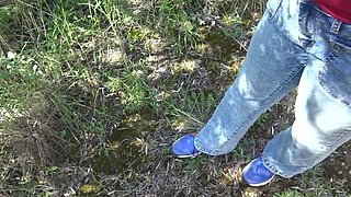 Turkish Stepmom Lets Step Son Cum on Her Hairy Pussy - Outdoor Beach Sex