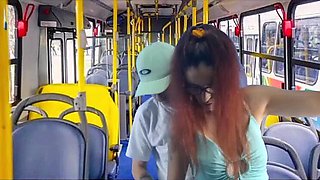 Blonde Student Gets Fucked Hard on Public Bus