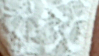 Using My Magic Wand on My Pussy While Wearing Lace Lingerie Part 1