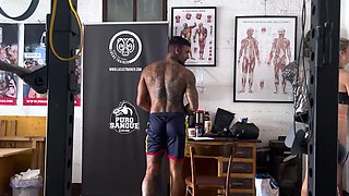 I destroy Shona River's pussy in the gym