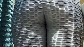 Hot girl strip after gym