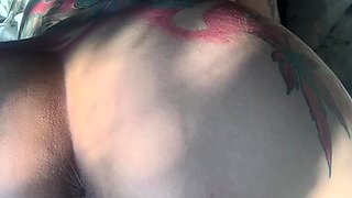 Tight sweet clit and ass solo toy fun