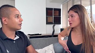 Anal Creampie Cuckold: Wife Takes Step Son's Big Cock in Her Ass While Husband Watches