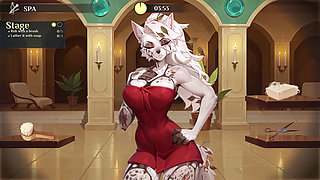 Big Boobs Furry Girl Shows Off Her Big Ass In Tight Shorts - Hotel Tales (Steam Game) - 3D Animated Hentai Game
