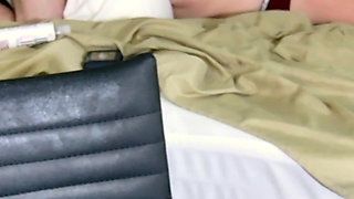 Fuck Her to Edge of Bed and Head Hanging Over as I Cont. to Pound