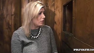 Masked Dude Replaced The Priest And Fucked Horny Slut In The Confession Booth