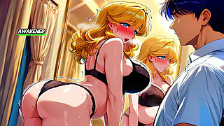 Married French Blonde MILF Seduced in Fitting Room - Ai Animation