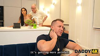 DADDY4K. Daddy went crazy about my ass and pussy ft. Black Angel: Blowjob, Cowgirl  Hardcore Porn