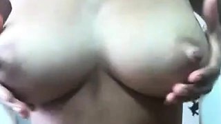 Meaty big nipples on nice tits with a bit of milk