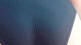 POV My Ass with Black Panties Causes Multiple Shots of Milk Before I Leave for Work