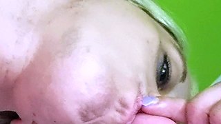 Sexy amateur blonde mother being a tease with her panties