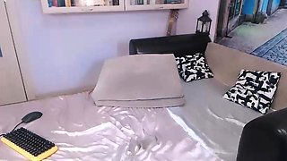 Blonde horny sex therapist stunner in lingerie jerks dick