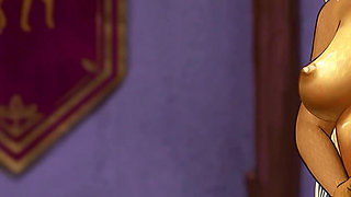 Busty Dragon Girl Gets Impregnated with a Hot Pussy Creampie - What a Legend! - Cartoon Animated Porn Game