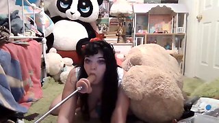 Beautiful brunette with big boobs jerk off instrucions