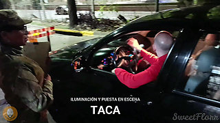 A Traffic Officer Searches My Car Trunk, and I Break His Vagina and Ejaculate on His Face Twice.