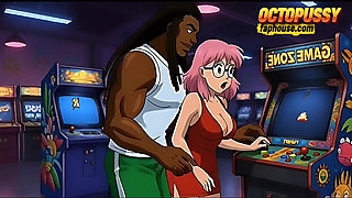 My Russian Stepmom Victoria Enjoys Playing Retro Video Games at 35 Years Old. Compilation