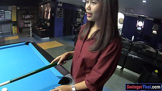 Big butt Thai bar girl massage bj