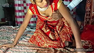 Indian First Night Beautiful Couple Hard Fucking