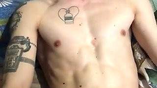 His Rock Cock Even After He Cums!!