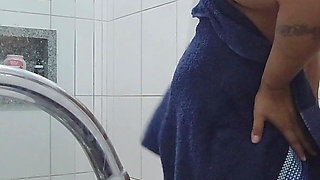 Camera on Hot Stepcousin in the Shower - I Can’t Wait to Fuck Her