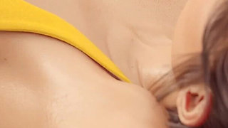 My Pleasure 10: Julian Watches Julia Finger Pussy Moaning His Name Kitchen Boobs