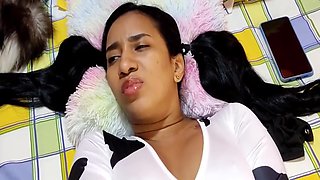 My Stepbrother Joined The Sleepover I Made Up With My Girlfriends, Unfortunately None Of Them Came And We Had To Split Up