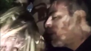 Lewd bimbo emotional sex clip