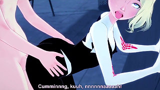Spider-woman Gwen Stacy Fucking  Full Movie on Ptrn Fantasyking3