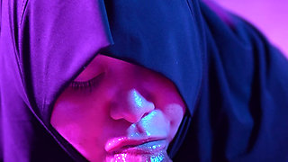 Close Up Horny Arab Girl Deep Blowjob Taboo