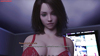 His Big Ass Roomate Seduces Him While they Watch Movies, Sexy Slut Big Ass Lingerie - Heart Problems 10
