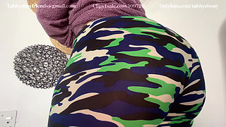 My leggings were stretched out over my fat farting ass today, come sniff!