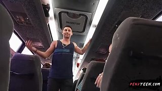 Sneaky Bus Sex with Big Tits Teen