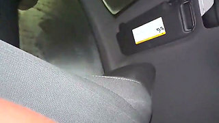 Teen Gets Creampied in the Car