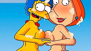 Simpsons and Griffins swingers orgy