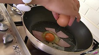 Petite Japanese Step-Sister seduce to First Time Blowjob in the Morning at Full uncensored JAV Porn and swallow cum