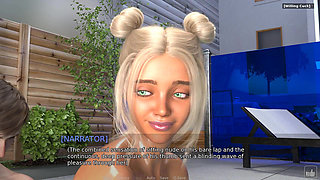 According to Sofia: Horny Guy Stretches His Best Friend's Girlfriend Asshole in the Pool He Is Trying to Loose the Hole a Bit