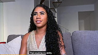 Sex casting of gorgeous Brazilian model