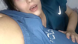 My naughty stepsister gives me an amazing blowjob until I cum in her mouth