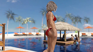 Tacos Cuck Watches His Wife Giving Pussy to an Old Chap and Deepthroating His Cock by the Pool - Episode 90