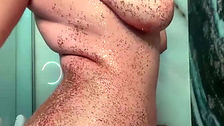 Awesome Show in the Shower with Glitter.