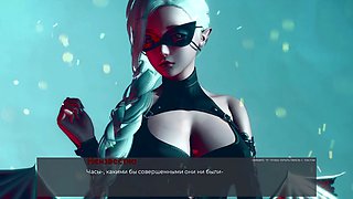 Japanese schoolgirl in a peep show performance