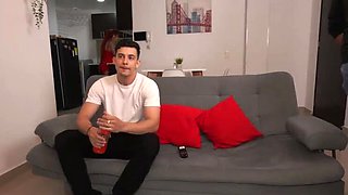 Big Booty Latina Friend's Girlfriend Fucks Me Better - Huge Tits & Perfect Ass Shaking