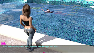 Day 3 - Free - Part 3 - Ellie and Sophia Had a Wonderful Time at the Swimming Pool