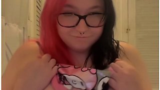 Goddess Squishy Titty Drop Compilation Busty Goth Emo Girl