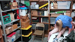 Blond bombshell Rachael gets naughty with Juan in a forbidden office encounter