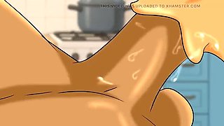 Desi Hentai Episode 2: Tharki Malik Hardcore Fucks His Indian Maid in Kitchen - Anime Cartoon Porn XXX